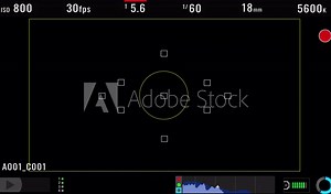 Camera overlay to put over your shot footage. Easy to use, transparant 4K video inspired on real camera recorder screens.