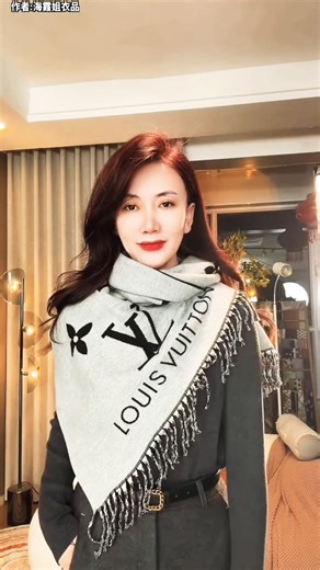 Ways to Wear a Winter ❄⛄Essential Oversized scarf!Gentle Knot strong scarf style #fashion #scarf