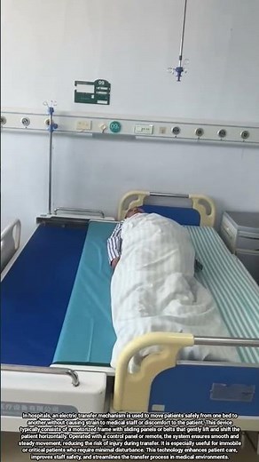 Electric Hospital Device Transfers Patients Smoothly Between Beds for Safer Care