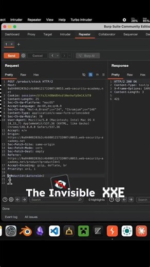 The invisible XXE #shorts