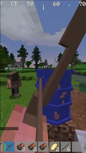 Rust in Minecraft #shorts #minecraft #rustex #rust #rustminecraft #survivalminecraft #rustexremake