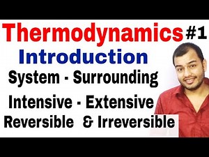 Thermodynamics - 1 Video Lecture | Crash Course for IIT JAM Chemistry