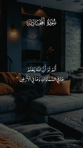 ألم تر أن الله يعلم ما في السماوات وما في الأرض ❤️‍🩹 #سورة_المجادلة #سعد_الغامدي #قران_كريم #quran
