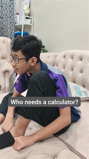 Did you know? He did the math without even using a calculator..😅 I instantly feel like i need to go back to school. 😂 #autismjourney #autismsupport #autismfamily #reelsviralシfb #fblifestyle | Wan Azmi
