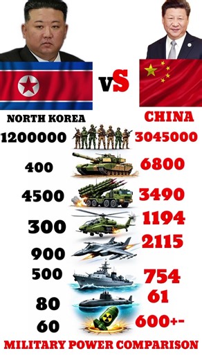 Who Is Stronger in 2026? | North Korea vs China Military Power