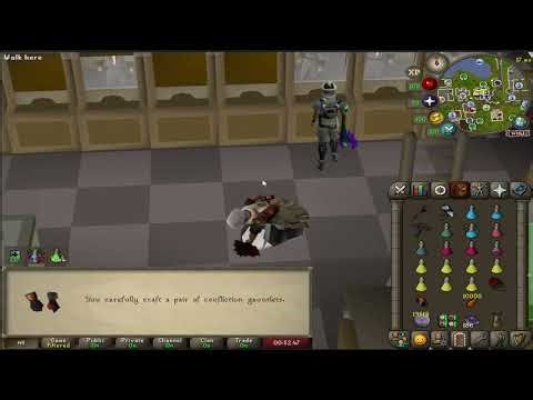 Osrs - Crafting Confliction Gauntlets animation