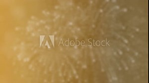 Golden anniversary birthday greetings animated firework motion background