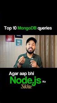 MongoDB Basics: 10 Important Queries for Beginners 🚀💻