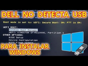 DELL no Detecta USB Instalacion Windows 10 & Windows 11 | Tips Tecnicos en Minutos