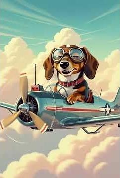 Funny Dog Pilot Animation | Wholesome Adventure #shorts #cartoon #funnydogs