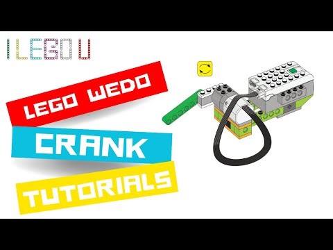 LEGO WEDO CRANK Building Instructions - LEGO WEDO CRANK TUTORIALS
