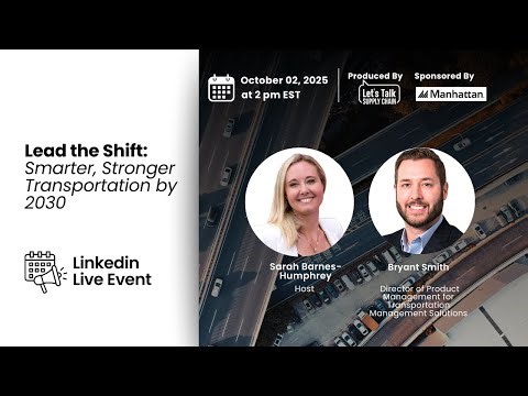 The Future of Transportation Management: Resilience, Intelligence, and Innovation for 2030