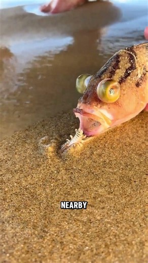 This Worm Can Grab Food From Under the Sand‼️
