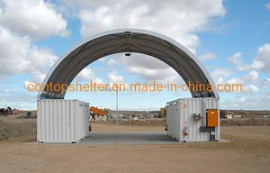 [Hot Item] 8m Prefabricated Container Shelters Industrial Storage Container Shelter