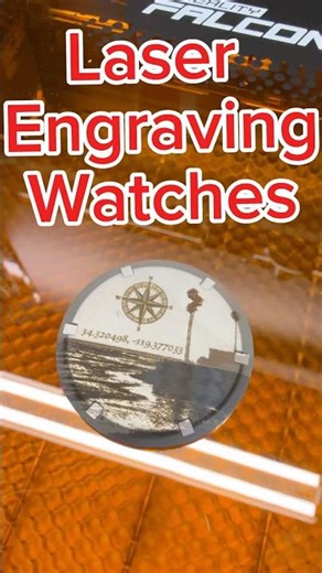 Laser Engraving Watches #watch #watchmodding #creality