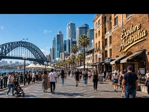 Australia Walking Tour 2026 🇦🇺 | Explore Sydney City in 4K HDR | Australia Street Walk Tour