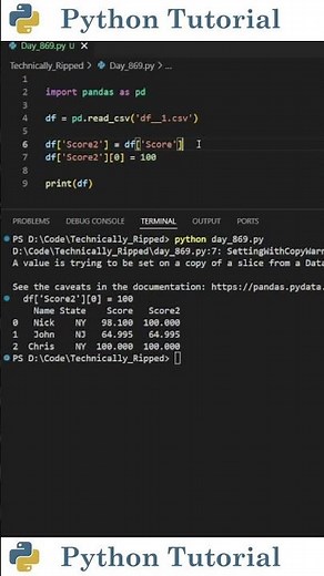Pandas Best Practice Copying Columns | Python Tutorial