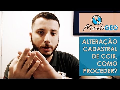 Alteração cadastral de CCIR, como proceder?