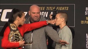 13K views · 269 reactions | Follow me behind the scenes on @UFC insta story at #UFC217 Can’t wait for tomorrow Fight night!! Lens @grubbsfit 1️⃣ @mikebisping Vs. @georgesstpierre 2️⃣ @cody_nolove Vs. @tjdillashaw 3️⃣ @joannajedrzejczyk ❤️ Vs. @rosenamajunas | Sandra Prikker | Facebook