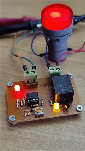 12V Battery Low Volt Protection Circuit #electronicsproject #diy #batterysaver