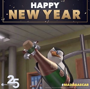 57K views · 578 shares | Pop the sparkling cider, it’s the New Year!  Hope your 2020 is wild! #Madagascar #DreamWorks | Madagascar | Facebook