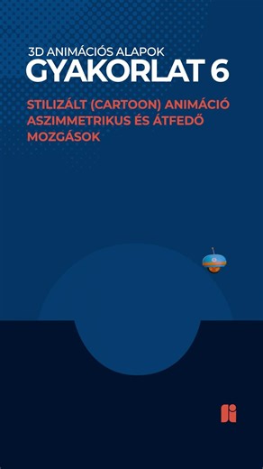 Stilizált animáció: aszimmetrikus és átfedő mozgások.