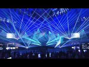 PRG/LEA Stage at prolight+sound 2016 - laser show with Laserworld lasers | Laserworld