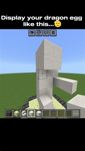 Display your Dragon egg like this...🫡| #shorts #minecraft
