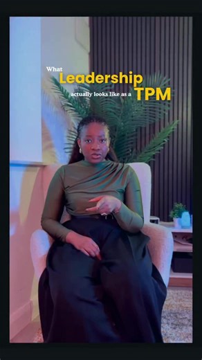Chisom Ezeilo on Instagram: "When people hear “leadership,” they think titles, authority, or managing people. But as a Technical Program Manager, leadership looks very different — and it’s often misunderstood. In this video, I’m sharing what leadership actually looks like in a TPM role: creating clarity when things are messy, making decisions with incomplete information, and aligning people you don’t directly manage — and still moving the work forward. This year, one of my personal goals as a TP