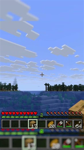 Crossing large lakes by boat | Younonk #minecraft