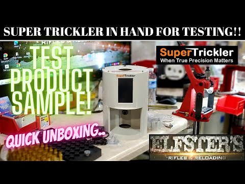 SuperTrickler Powder Dispenser IN HAND! QUICK UNBOXING! More to come!