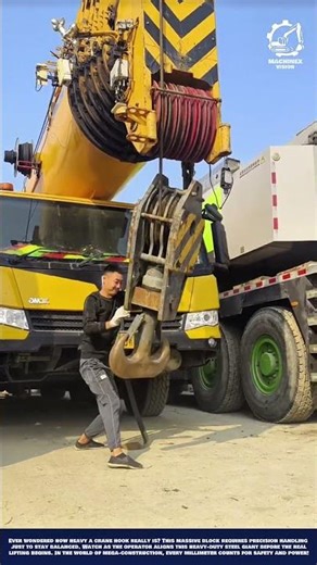Skill Machine Mobile Crane Hook Block Balancing and Setup