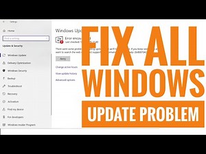Fix Windows Update Error All Problems in Windows 7 , Windows 8 And Windows 10 | Windows Update
