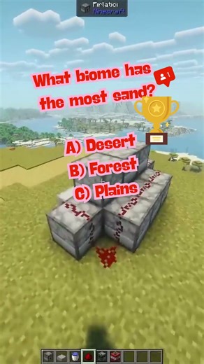 Minecraft Quiz! 🏜️⛏️ Which Biome Has the Most Sand?
