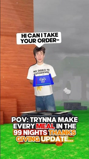 Are YOU Like THIS In The 99 Nights THANKSGIVING Update…🦃🍗⁉️