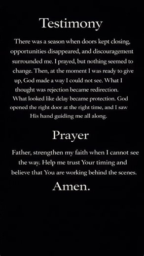 God Made a Way When There Was None | Powerful Testimony Prayer for Breakthrough#godsstrength #jesus