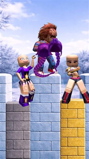 Dance Battle 💃🔥 Rumi vs LilyLove Braid — Who Wins the Hair?! #roblox #kpopdemonhunters #rumi