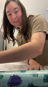 My favorite Christmas gadget ☺️ #Christmas #christmashacks #wrappingpaper | Wake Up With Katie