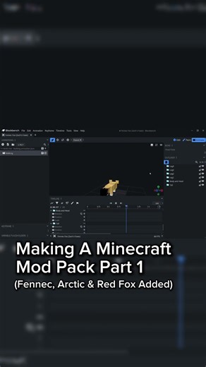 Making A Minecraft Mod Pack Part 1 (Fennec, Arctic & Red Fox Added) [Is My Models Good?]