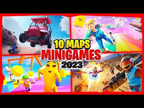 🥵best 10 MINIGAMES maps in Fortnite Chapter 4! - MINIGAMES Fortnite Codes🥶