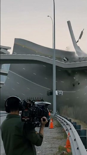 How a City Bridge Collapse – Reversed Motion BTS