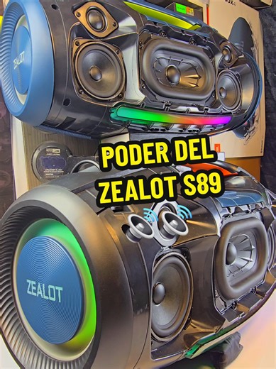 ZEALOT S89: Potente Boombox con Subwoofer y Bluetooth 5.3