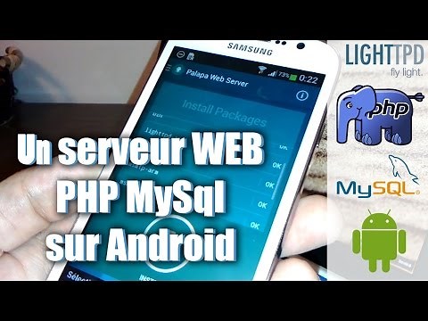 Un serveur web Php Mysql sur Android