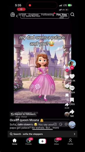 Enjoying Tom and Jerry and Sofia the First Moments