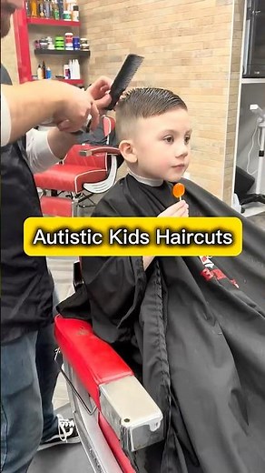 ✂️ Autistic Kids Haircuts #autismparenting #sensoryprocessing