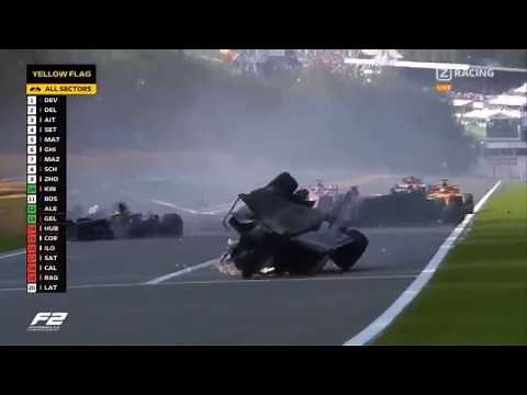 Un pilote français de Formule 2 tué lors d'un violent accident à Spa 😱😭