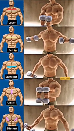 💪 Complete Dumbbell Chest - Hit Every Angle #chestworkout #dumbbellworkout #fitnessmotivation