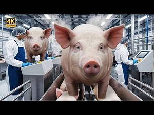 Inside the Pork Processing Factory: From Farm to Sausages & Ham (Full Process)