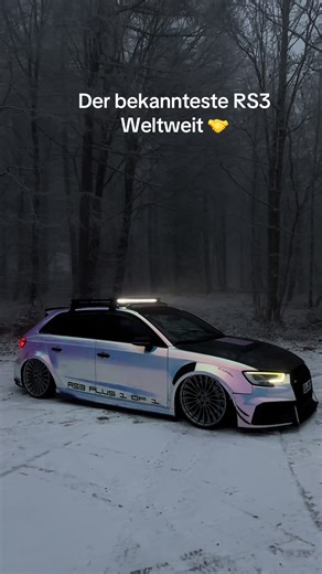 Der bekannteste RS3 weltweit: Audi Quattro im Schnee