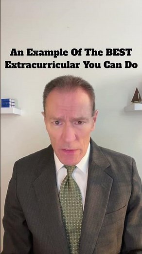 An Example Of The BEST Extracurricular Activity You Can Do